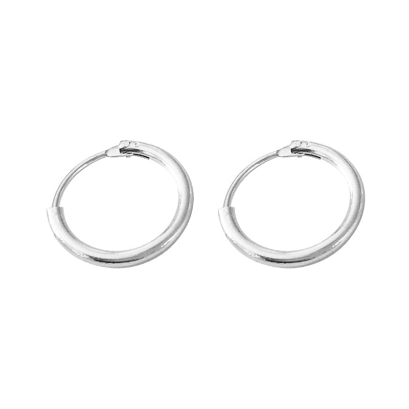 Exaggerate Big Smooth Circle Hoop Earrings - 40mm 60mm 70mm 80mm