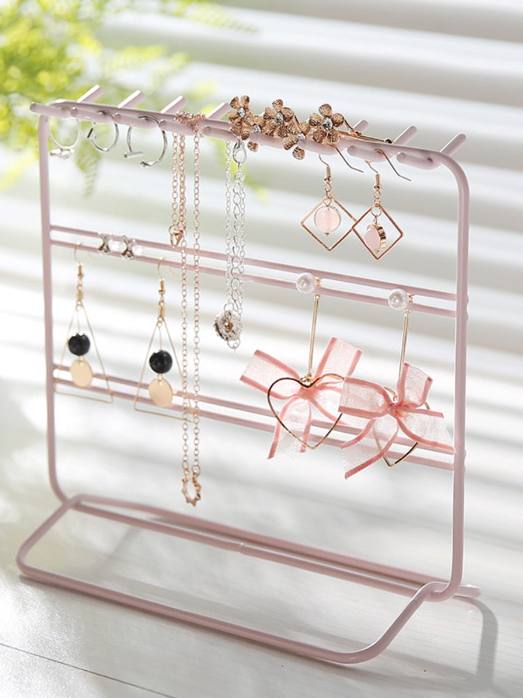 3 Tier Metal jewelry rack Holder