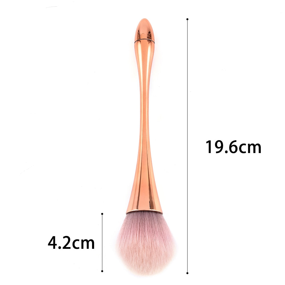 Luxury Champagne Makeup Brushes Set