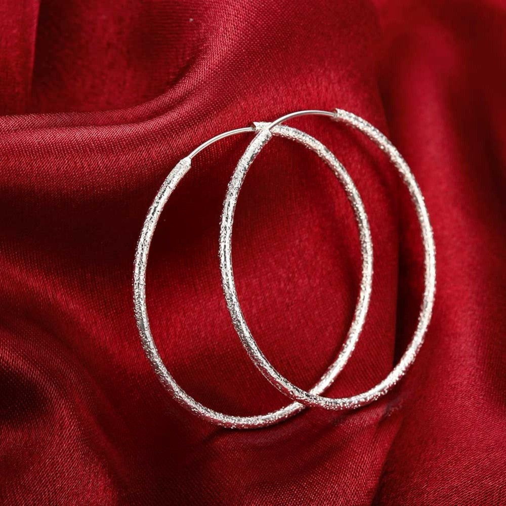 Sterling Silver Hoop Earrings