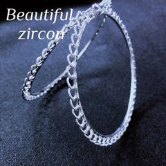 Exaggerated Large Circle nightclub retro Circle Earrings