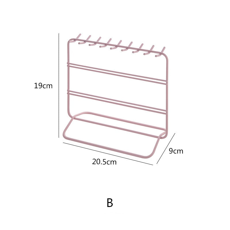 3 Tier Metal jewelry rack Holder