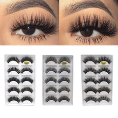 3D Mink Hand Made Reusable Natural Long Eye lashes