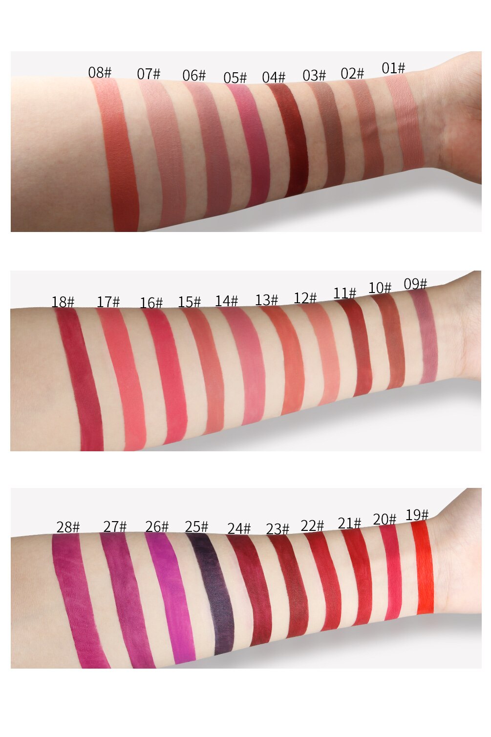 Matte Liquid Waterproof Lipstick Lip gloss, Lip Tint