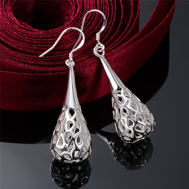 Water droplets/Raindrop Earring 925 Sterling Silver