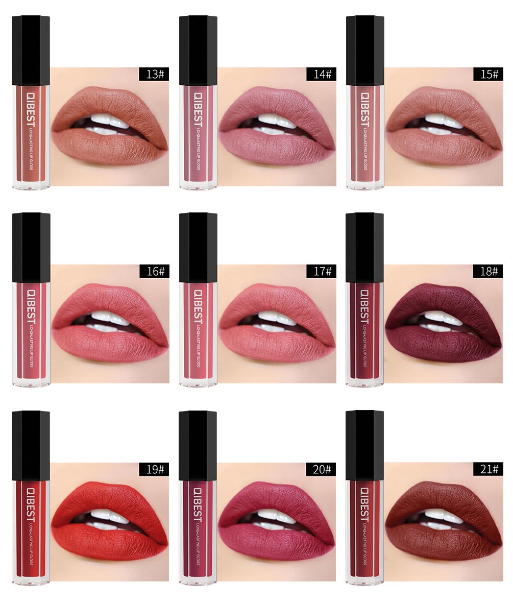 Matte Liquid Waterproof Lipstick Lip gloss, Lip Tint