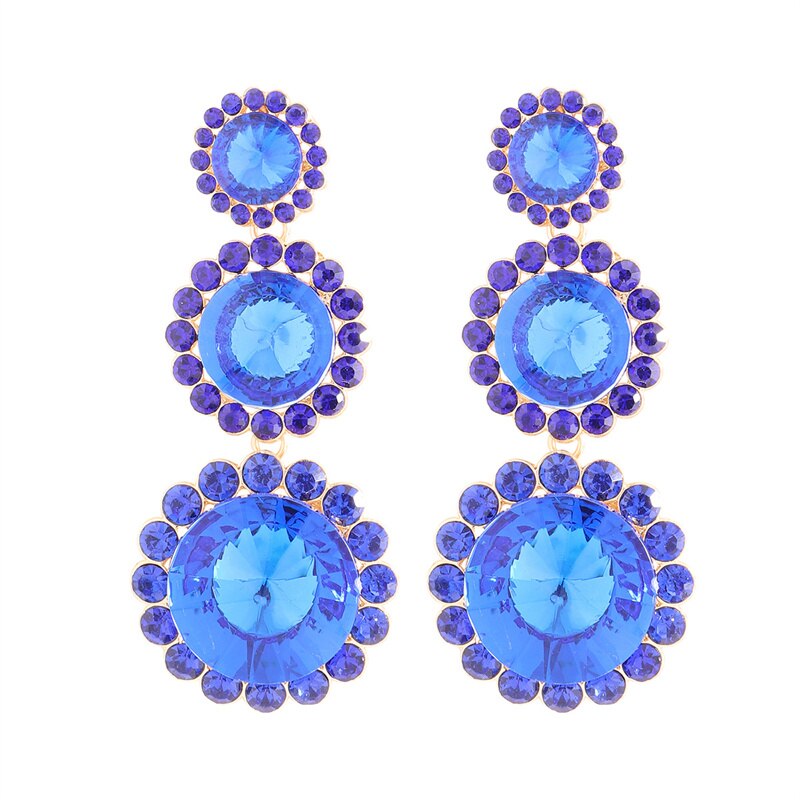 Luxury Statement Drop Large Grain Design Earring