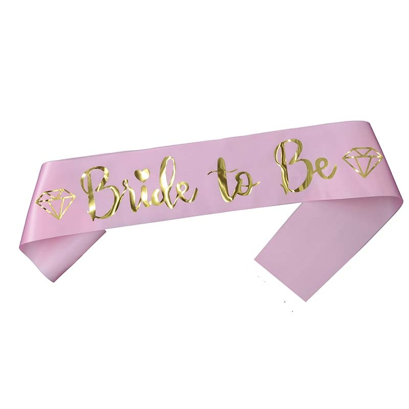 Hesroicy Bride-to-Be Sash - Tear-Resistant, Non-Fading, Waterproof - Easy  to Wear - Perfect Bridal Ribbon for Bachelor Party and Wedding Supplies 