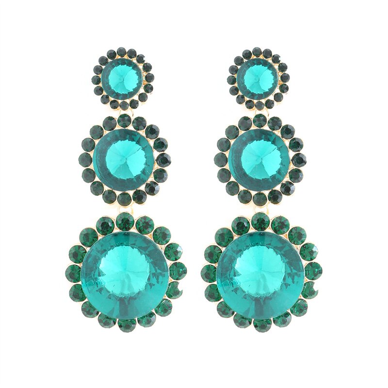 Luxury Statement Drop Large Grain Design Earring