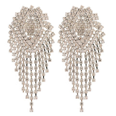 Big Rhinestone Earring 4 Color Luxury Crystal Statement Jewellery