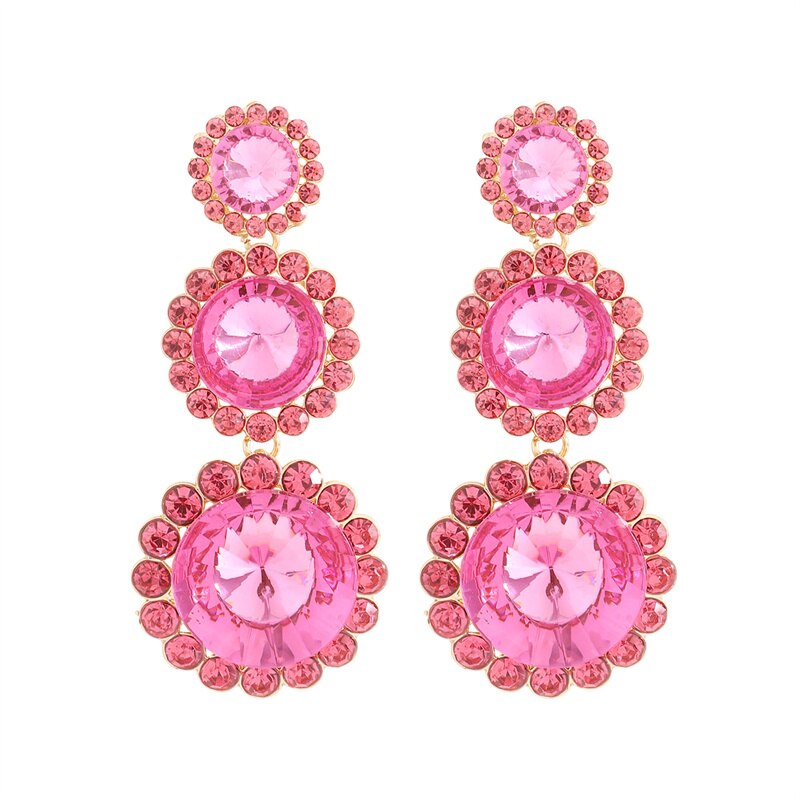 Luxury Statement Drop Large Grain Design Earring