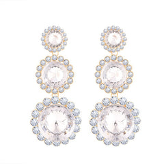 Luxury Statement Drop Large Grain Design Earring