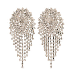 Big Rhinestone Earring 4 Color Luxury Crystal Statement Jewellery