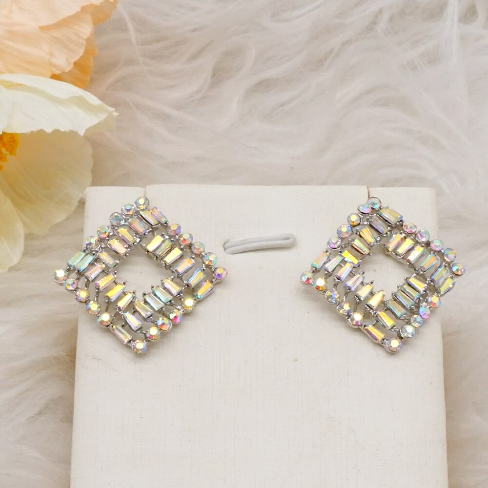 Luxury Rhinestone Crystal Long Tassel Earrings